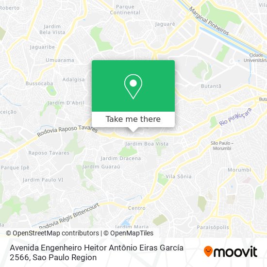 Avenida Engenheiro Heitor Antônio Eiras García 2566 map