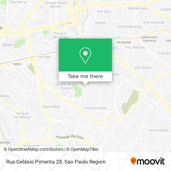 Rua Gelásio Pimenta 28 map