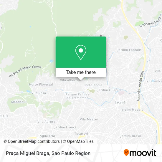 Praça Miguel Braga map