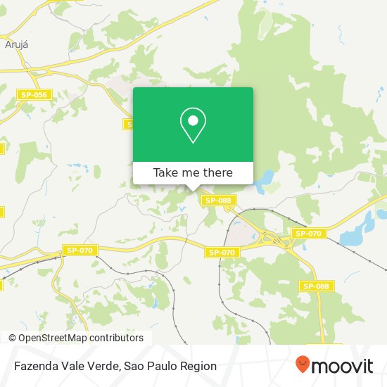 Fazenda Vale Verde map
