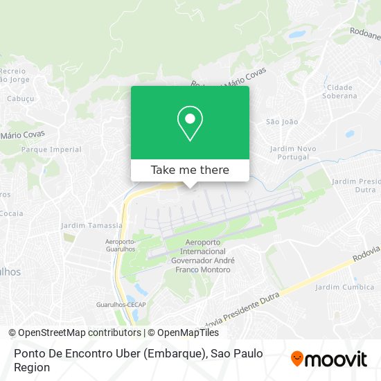 Mapa Ponto De Encontro Uber (Embarque)