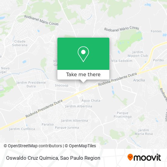 Oswaldo Cruz Química map