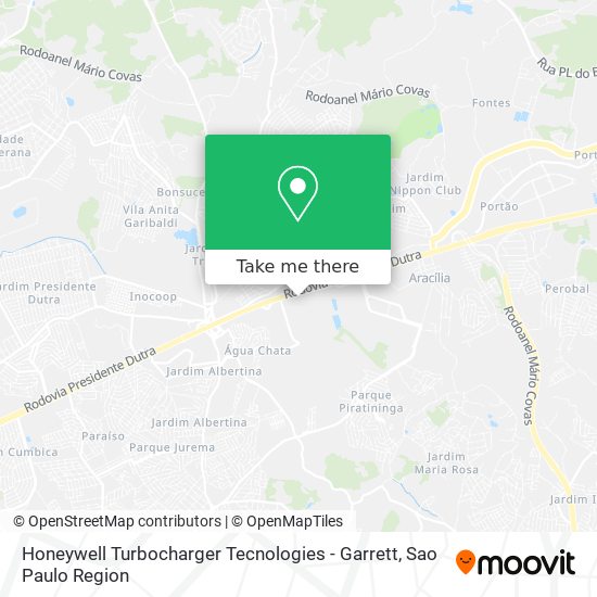 Honeywell Turbocharger Tecnologies - Garrett map