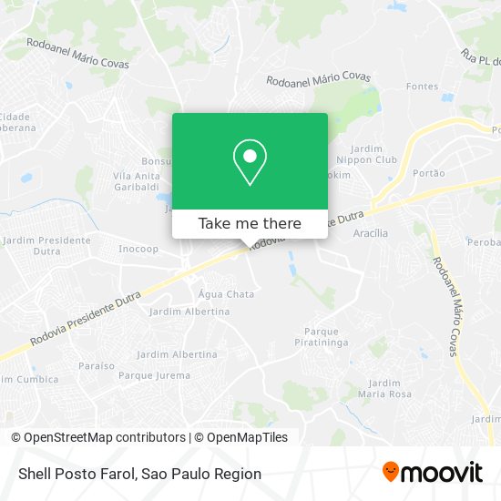 Shell Posto Farol map