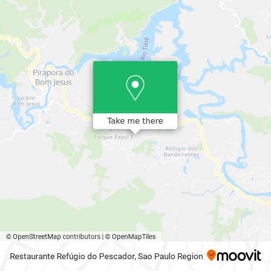 Restaurante Refúgio do Pescador map