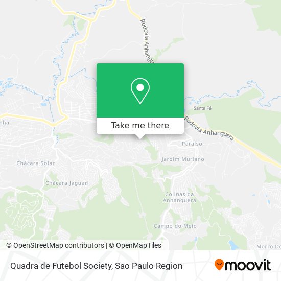 Quadra de Futebol Society map