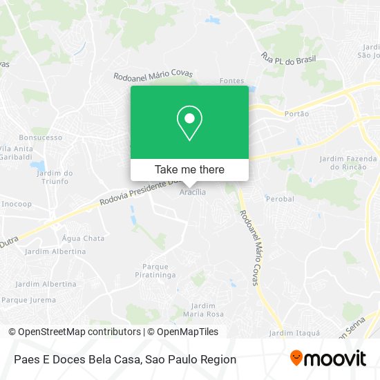 Paes E Doces Bela Casa map