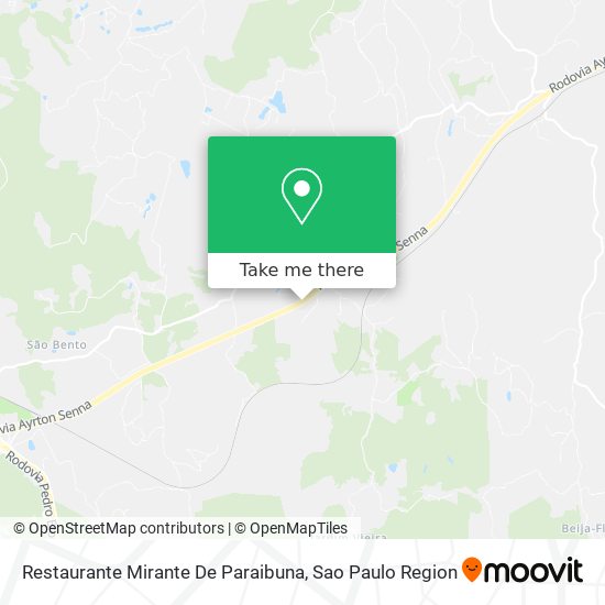 Restaurante Mirante De Paraibuna map