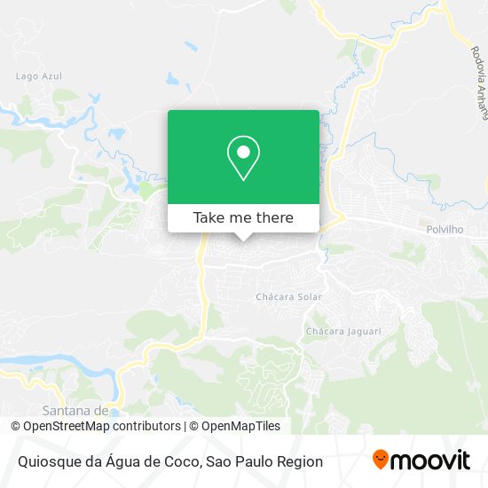 Quiosque da Água de Coco map