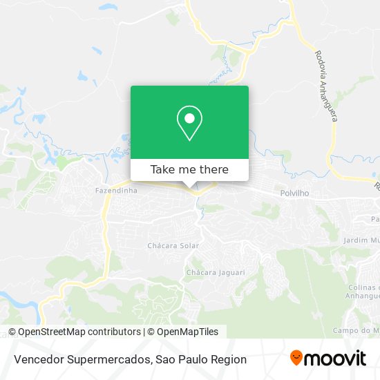 Vencedor Supermercados map