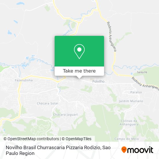 Novilho Brasil Churrascaria Pizzaria Rodizio map