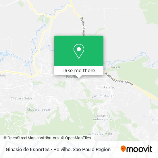 Ginásio de Esportes - Polvilho map