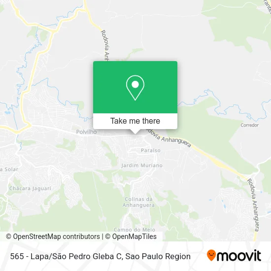 565 - Lapa/São Pedro Gleba C map