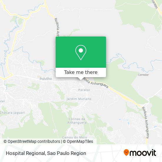 Mapa Hospital Regional