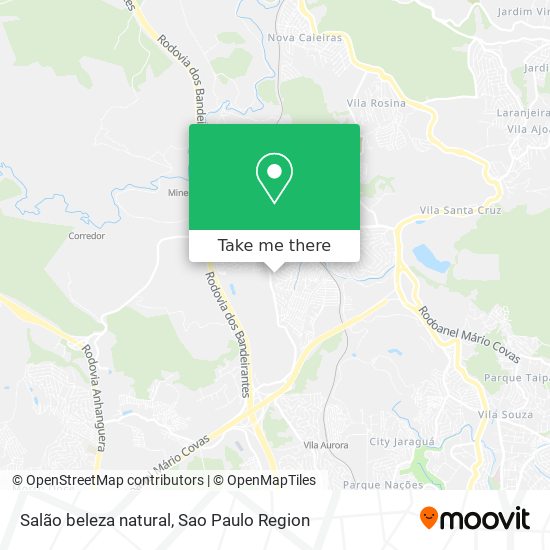 Salão beleza natural map