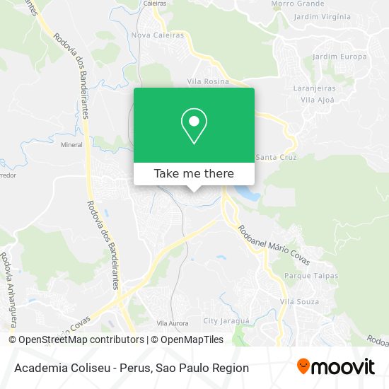 Academia Coliseu - Perus map