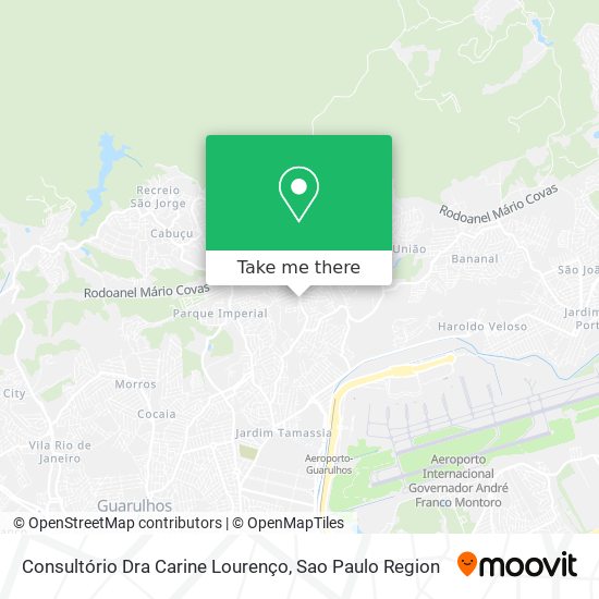 Consultório Dra Carine Lourenço map