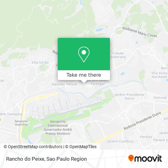 Rancho do Peixe map