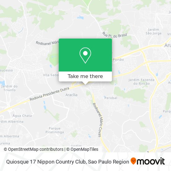 Quiosque 17 Nippon Country Club map