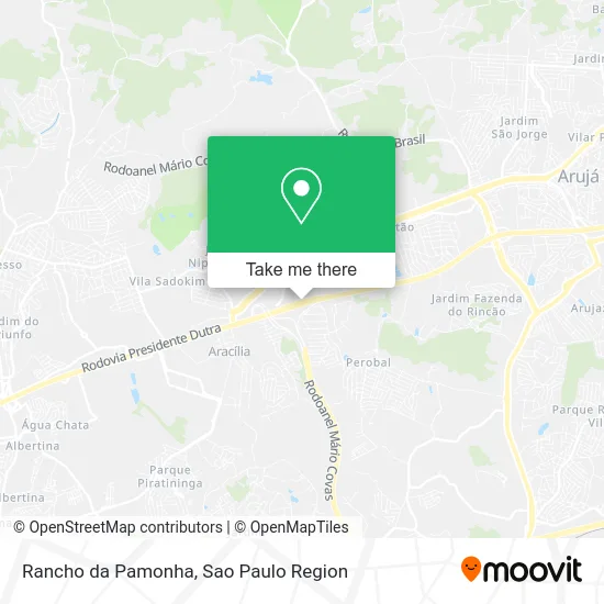 Rancho da Pamonha map