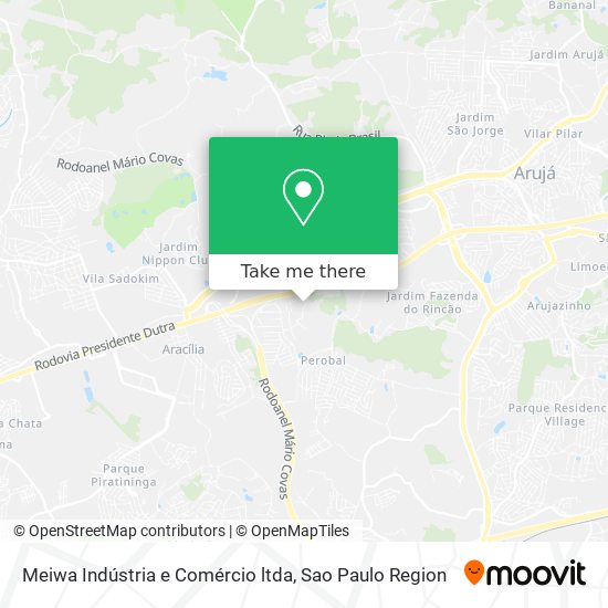 Mapa Meiwa Indústria e Comércio ltda