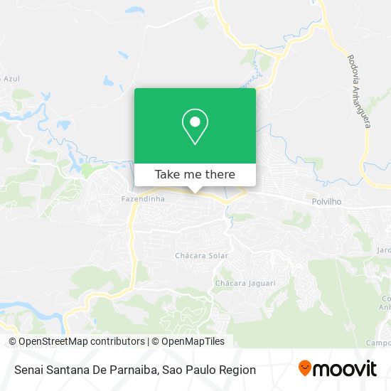 Senai Santana De Parnaiba map