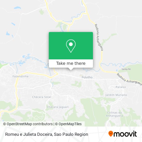 Romeu e Julieta Doceira map