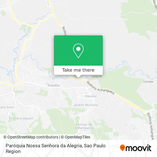 Paróquia Nossa Senhora da Alegria map