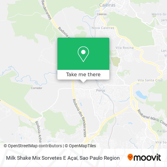 Milk Shake Mix Sorvetes E Açaí map