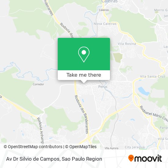 Mapa Av Dr Silvio de Campos