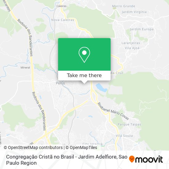 Congregação Cristã no Brasil - Jardim Adelfiore map