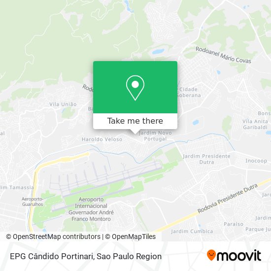 EPG Cândido Portinari map