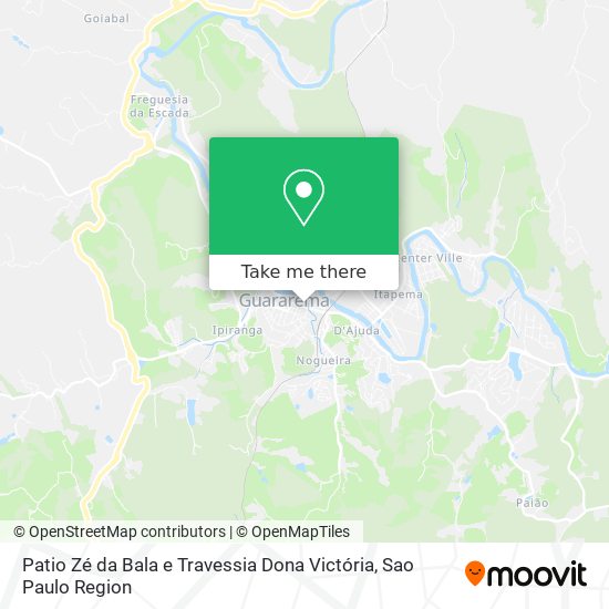 Patio Zé da Bala e Travessia Dona Victória map