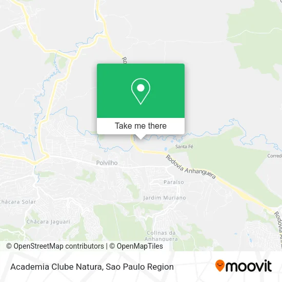 Academia Clube Natura map