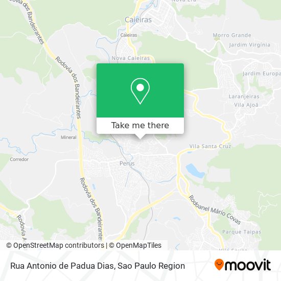 Rua Antonio de Padua Dias map