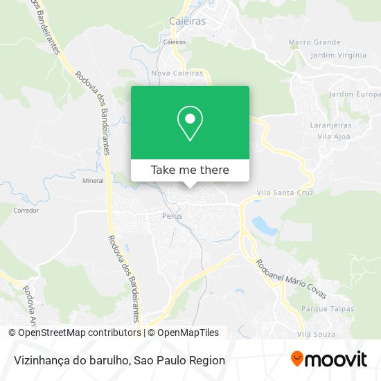 Mapa Vizinhança do barulho