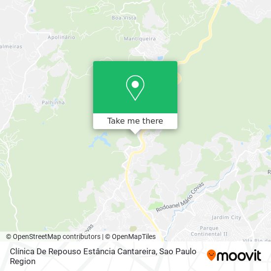 Clínica De Repouso Estância Cantareira map