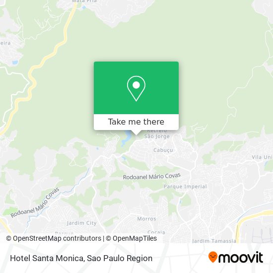 Hotel Santa Monica map