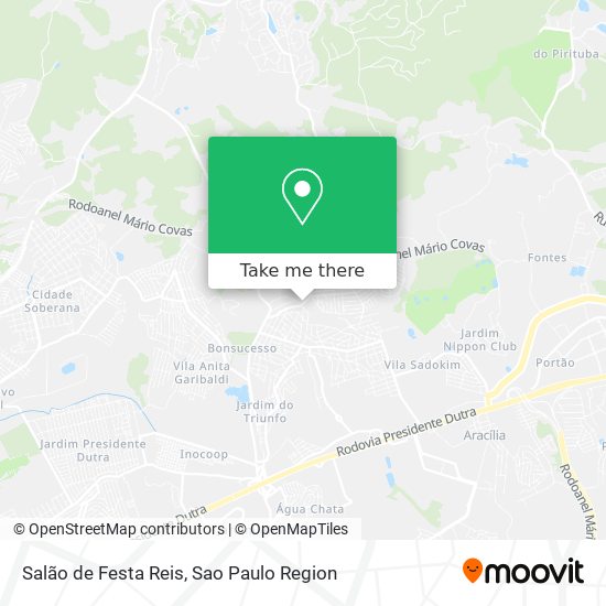 Salão de Festa Reis map