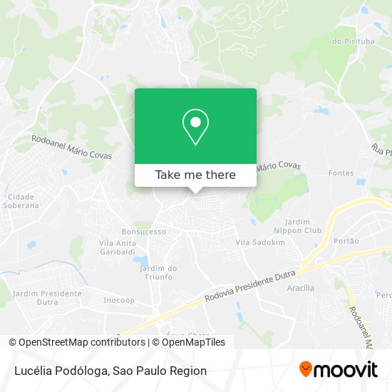 Lucélia Podóloga map