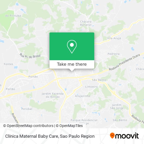 Clínica Maternal Baby Care map