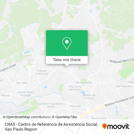 CRAS - Centro de Referencia de Assistência Social map