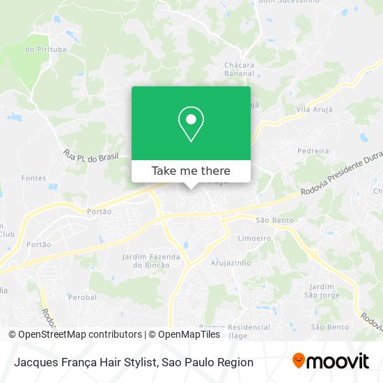Jacques França Hair Stylist map