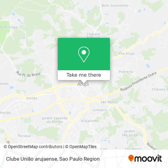 Clube União arujaense map