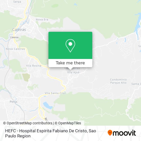 HEFC - Hospital Espírita Fabiano De Cristo map