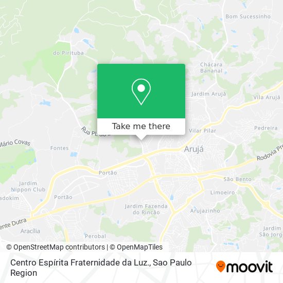 Centro Espírita Fraternidade da Luz. map