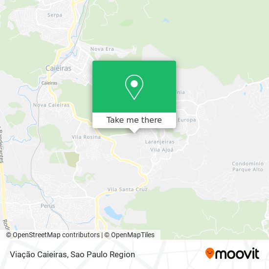 Viação Caieiras map