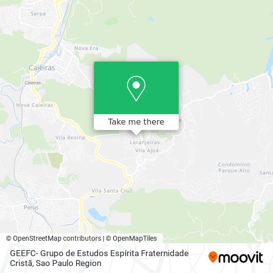 GEEFC- Grupo de Estudos Espírita Fraternidade Cristã map