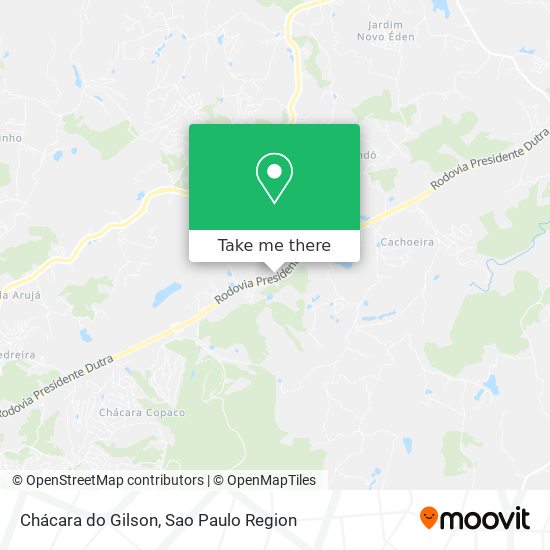 Chácara do Gilson map