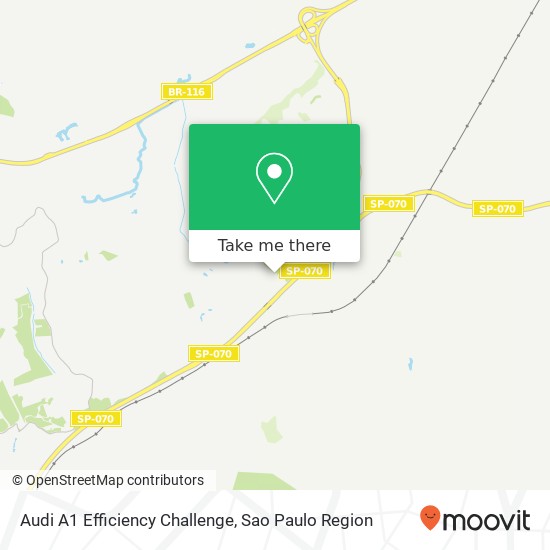 Mapa Audi A1 Efficiency Challenge
